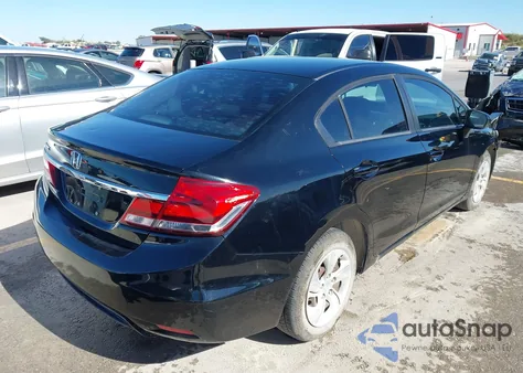 2014 Honda Civic Lx из США, поврежденный, VIN 19XFB2F50EE074245